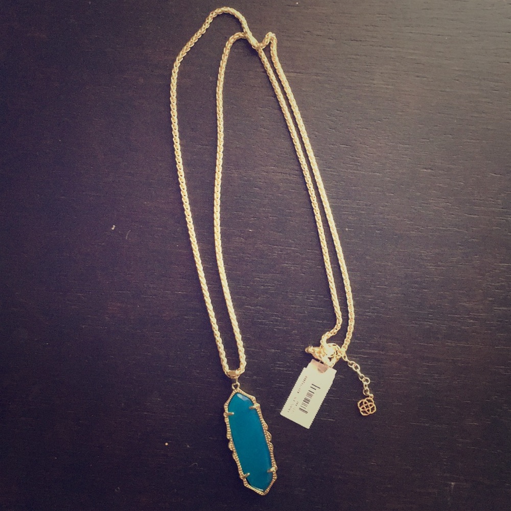 Kendra Scott - Frances Necklace in Teal Agate